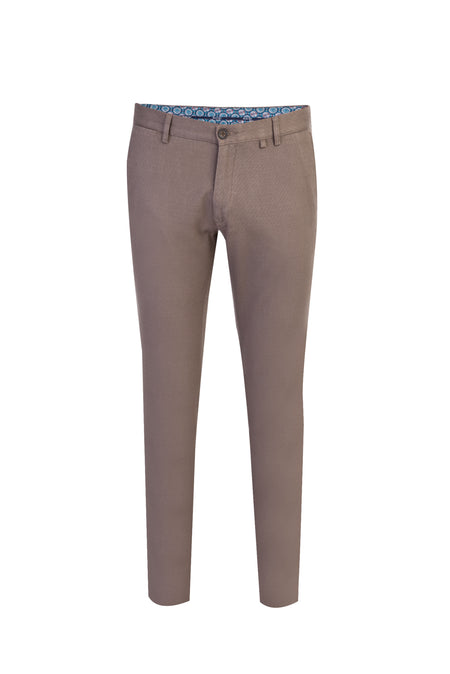 Haki Super Slim Fit Ekstra Dar Kesim Likralı Kanvas / Chino Pantolon