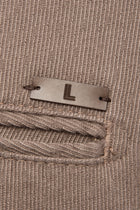 Haki Super Slim Fit Ekstra Dar Kesim Likralı Kanvas / Chino Pantolon