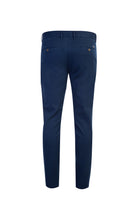 Koyu Mavi Super Slim Fit Ekstra Dar Kesim Likralı Kanvas / Chino Pantolon