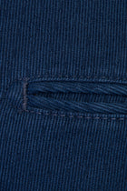 Koyu Mavi Super Slim Fit Eksra Dar Kesim Likral? Kanvas / Chino Pantolon-Abdullah Ki??l?