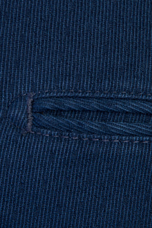 Koyu Mavi Super Slim Fit Eksra Dar Kesim Likral? Kanvas / Chino Pantolon-Abdullah Ki??l?