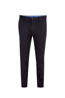 Siyah Relax Fit Rahat Kesim Likralı Kanvas / Chino Pantolon
