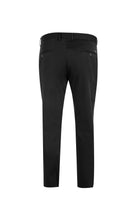 Siyah Relax Fit Rahat Kesim Likralı Kanvas / Chino Pantolon