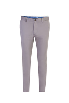 Açık Gri Slim Fit Dar Kesim Likralı Kanvas / Chino Pantolon