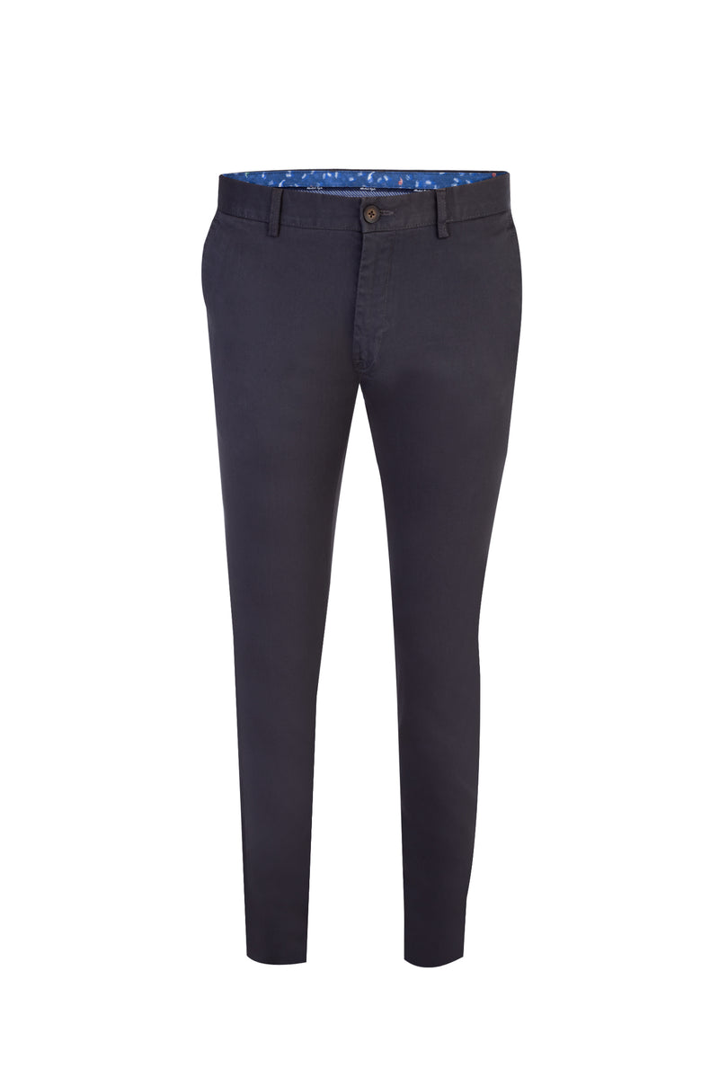 Füme Gri Likralı Kanvas / Chino Pantolon