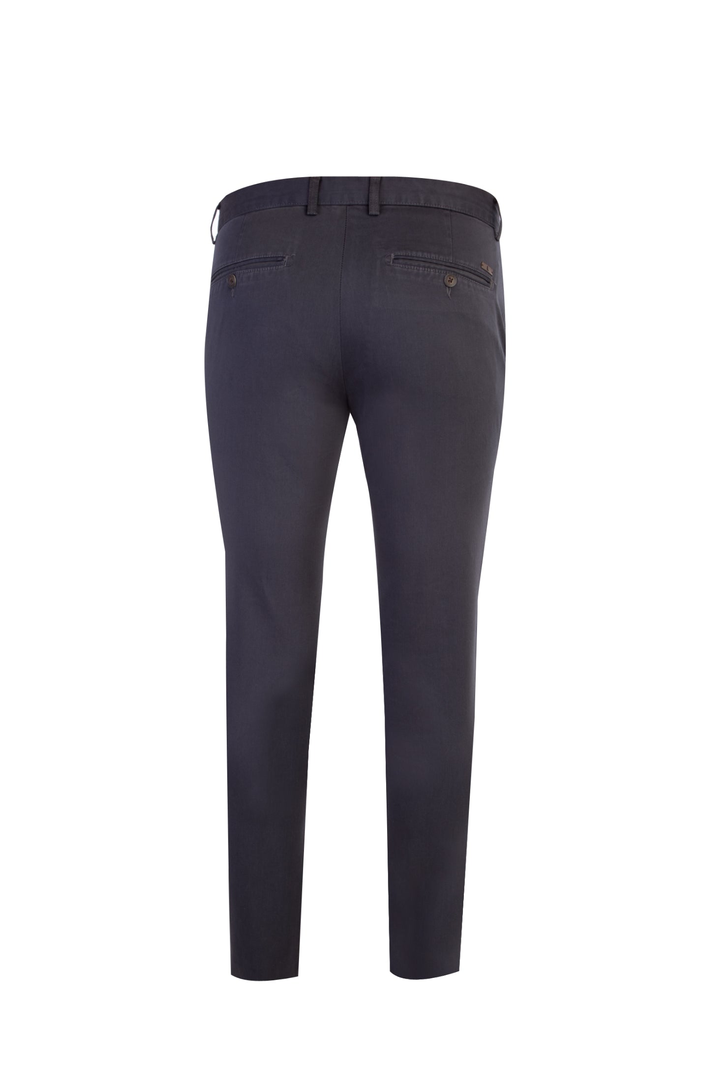 Füme Gri Slim Fit Dar Kesim Likral? Kanvas / Chino Pantolon-Abdullah Ki??l?