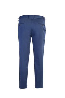 Mavi Relax Fit Rahat Kesim Likralı Kanvas / Chino Pantolon
