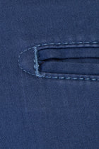 Mavi Relax Fit Rahat Kesim Likralı Kanvas / Chino Pantolon