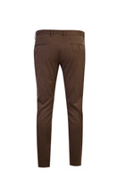 Kahve Relax Fit Rahat Kesim Likralı Kanvas / Chino Pantolon