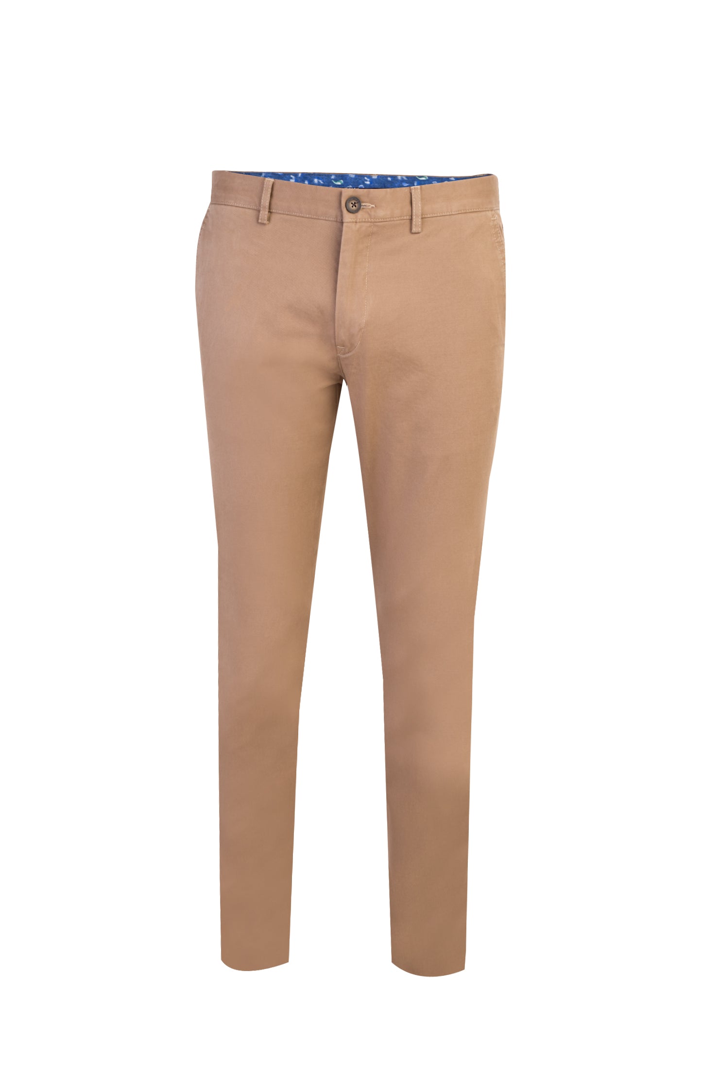 Açık Kahve - Camel Regular Fit Likralı Kanvas / Chino Pantolon