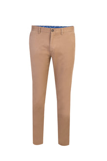 Açık Kahve - Camel Regular Fit Likralı Kanvas / Chino Pantolon
