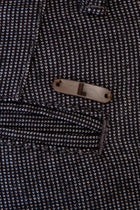 Füme Gri Slim Fit Dar Kesim Ku?gözü Pileli Likral? Kanvas / Chino Pantolon-Abdullah Ki??l?