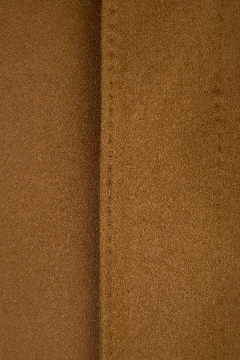 Açık Kahve - Camel Kaşmir Klasik Palto