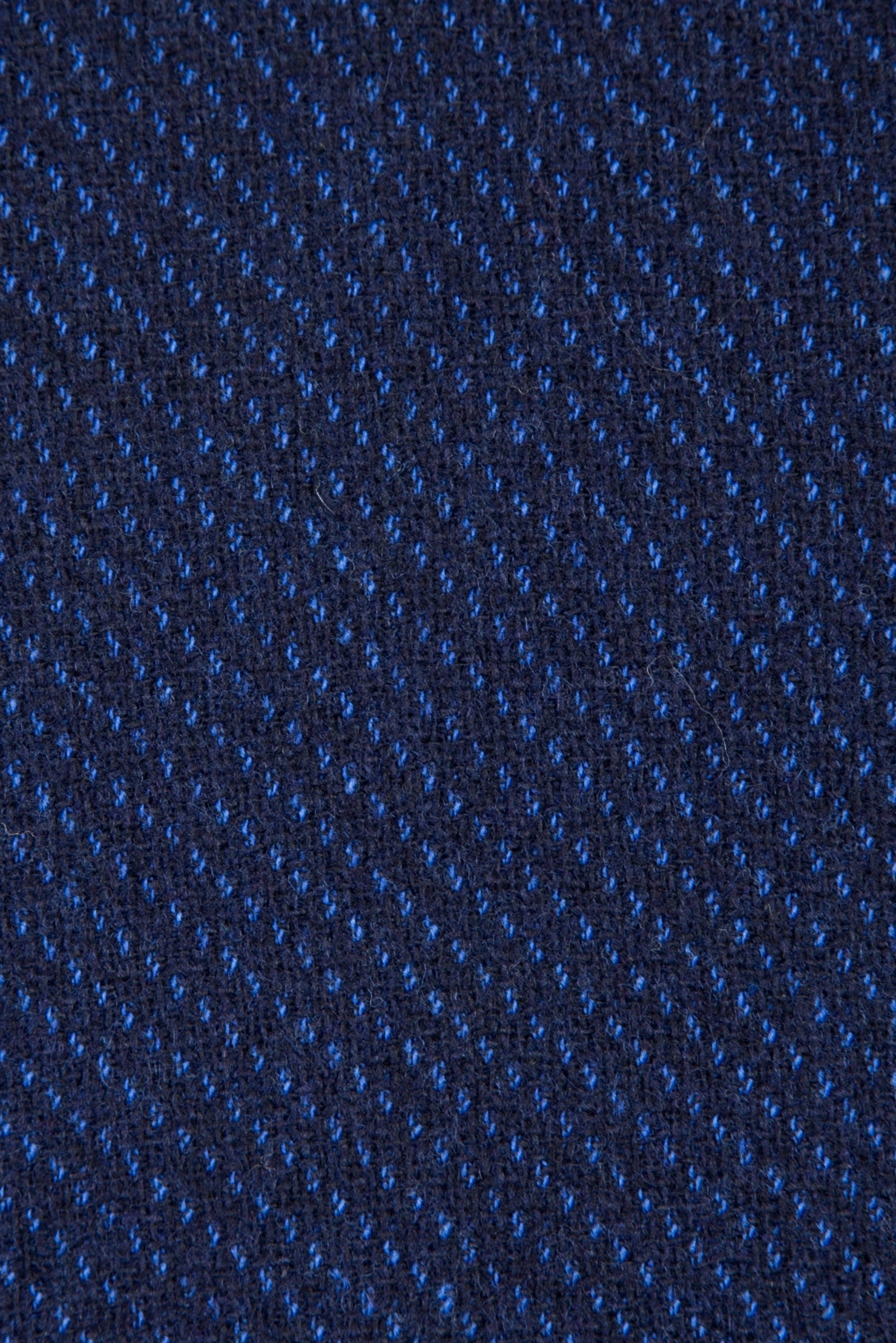 Lacivert V Yaka Regular Fit Yünlü Triko Kazak