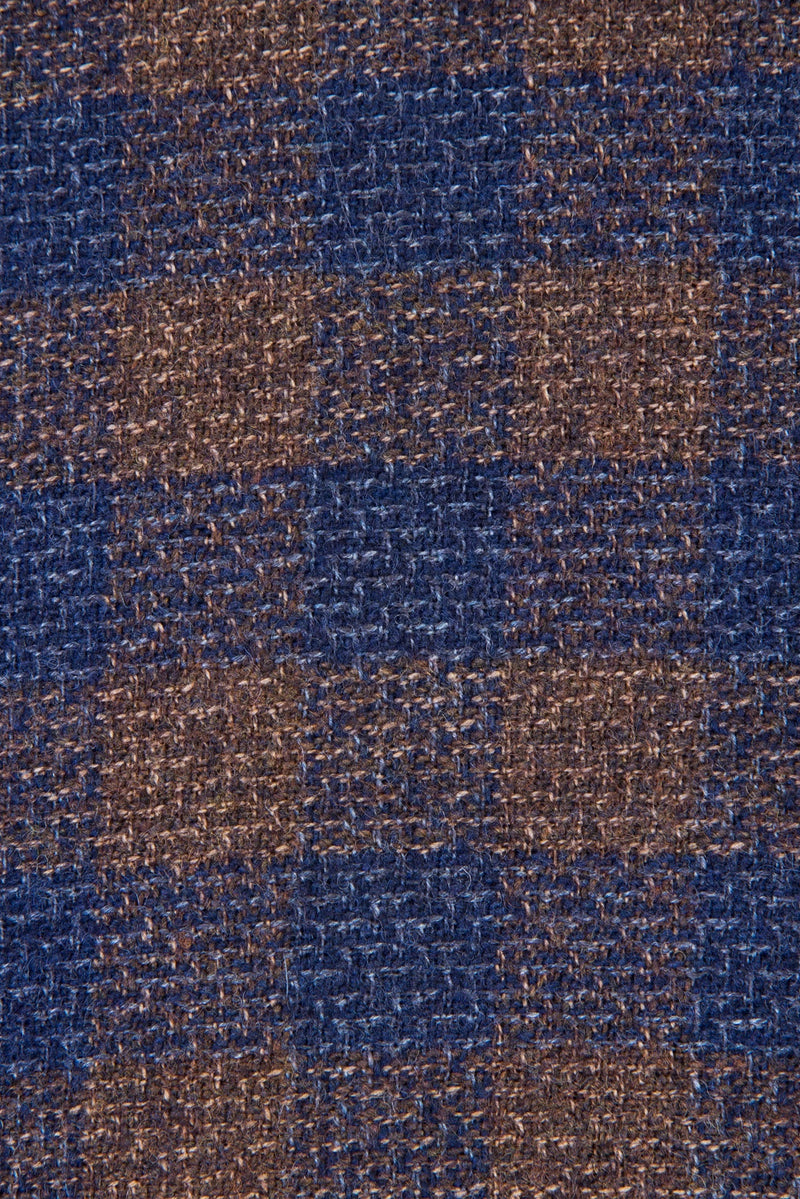 Kahve V Yaka Regular Fit Yünlü Triko Kazak