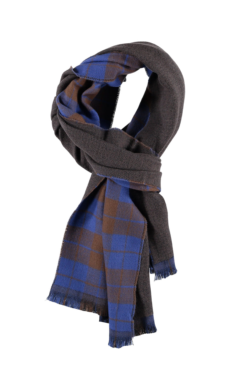 Kırmızı Yün Desenli Atkı