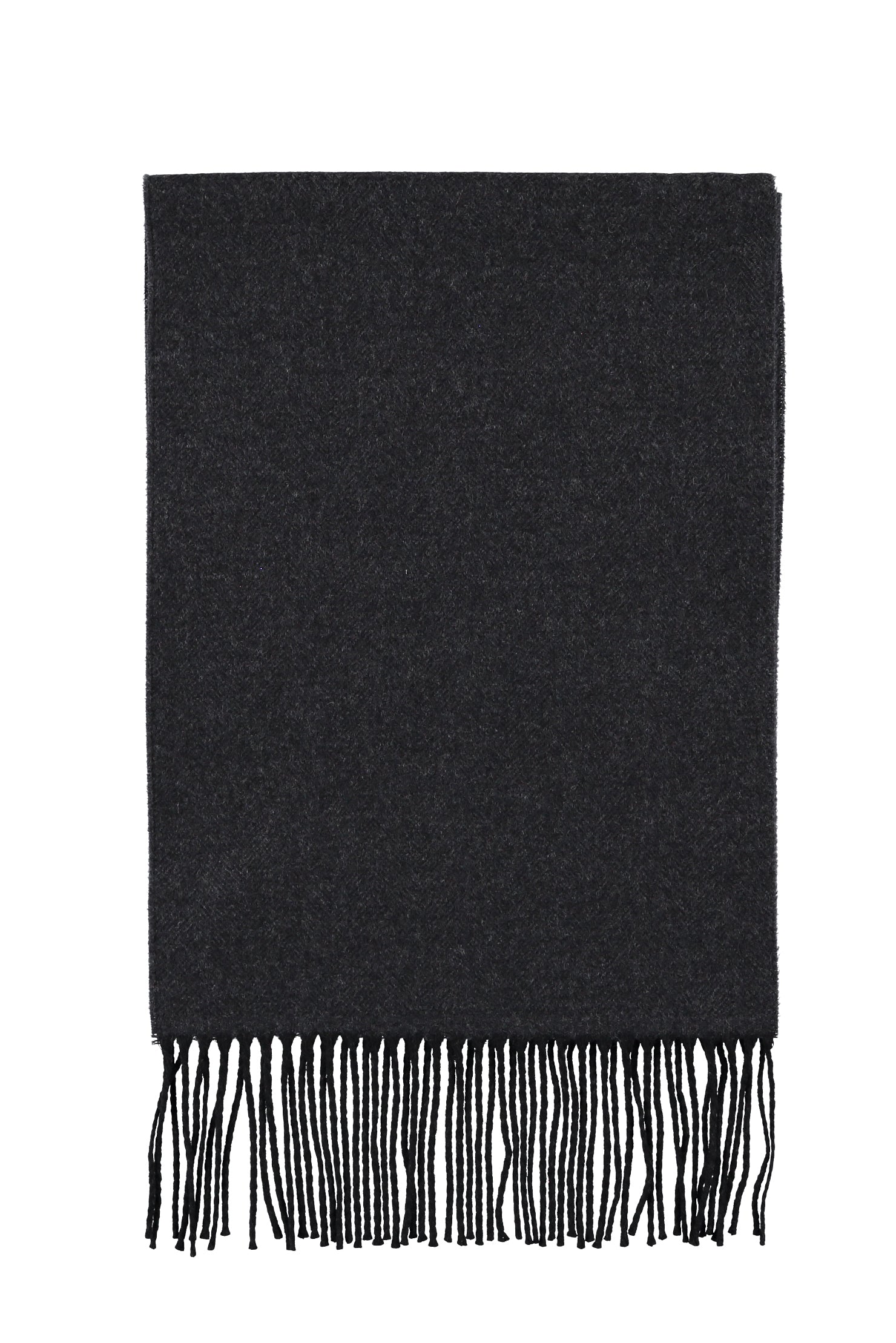 Füme Gri Yün Desenli Atkı