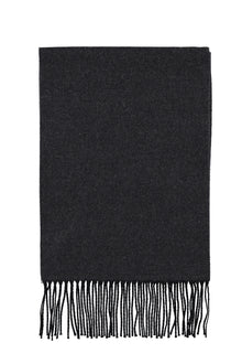 Füme Gri Yün Desenli Atkı