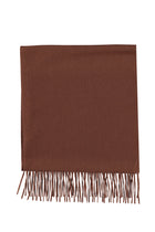 Açık Kahve - Camel Yün Desenli Atkı