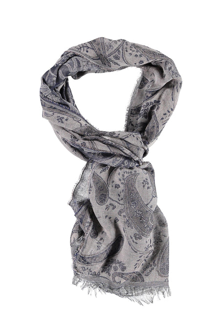 Lacivert Desenli Atkı