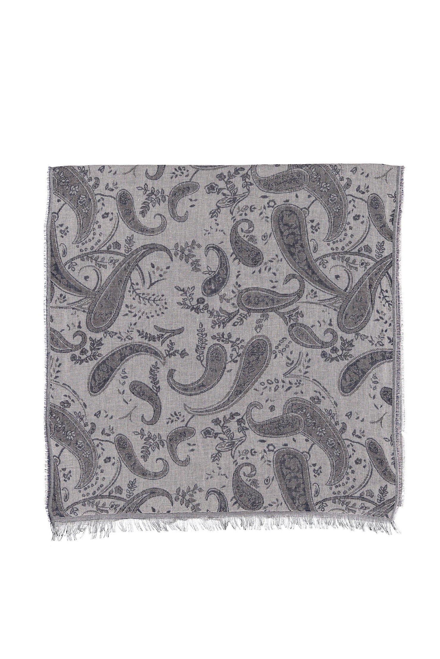 Lacivert Desenli Atkı