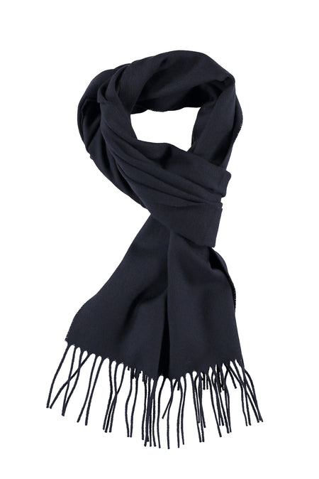 Lacivert Yün Düz Atkı