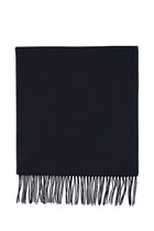 Lacivert Yün Düz Atkı