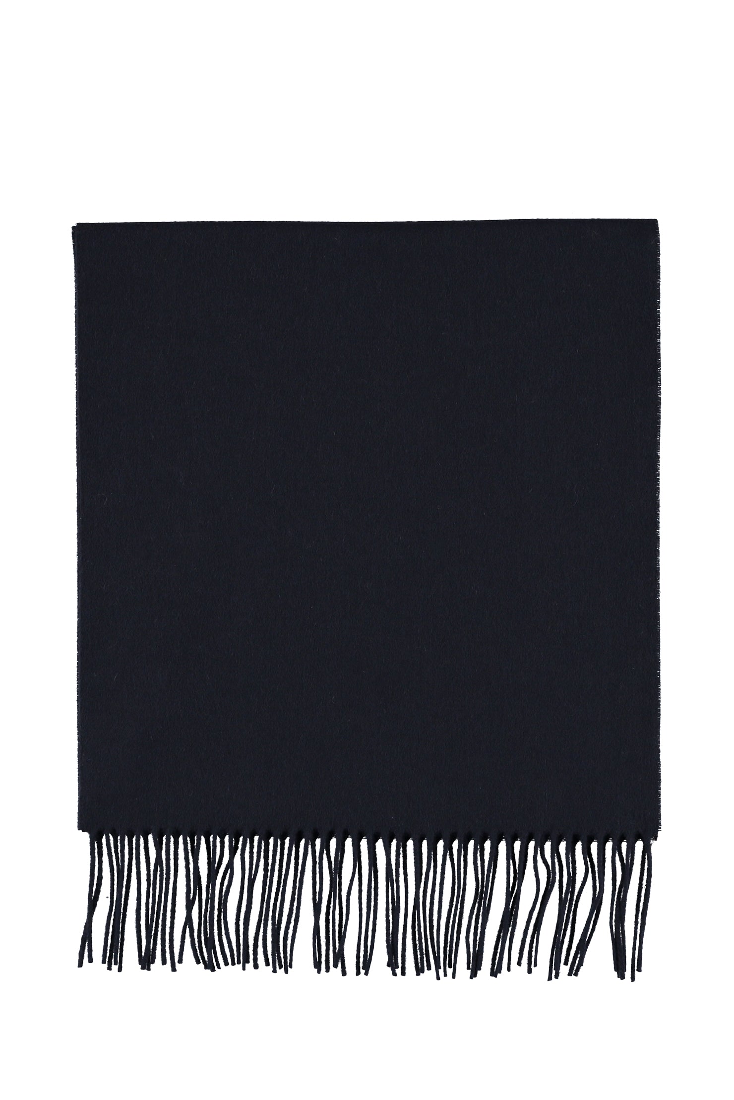 Lacivert Yün Düz Atkı