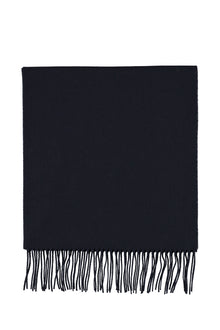 Lacivert Yün Düz Atkı