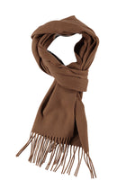 Kahve Yün Düz Atkı