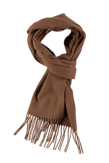 Kahve Yün Düz Atkı