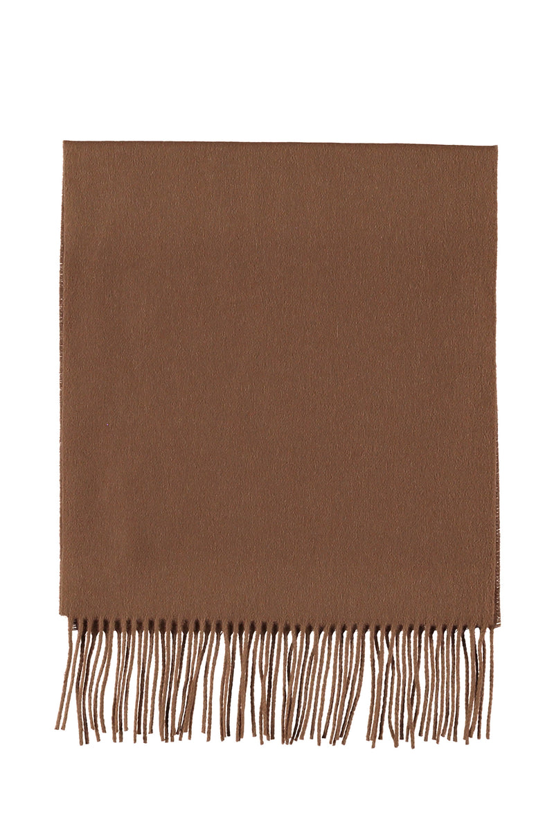 Kahve Yün Düz Atkı