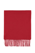 Kırmızı Yün Düz Atkı