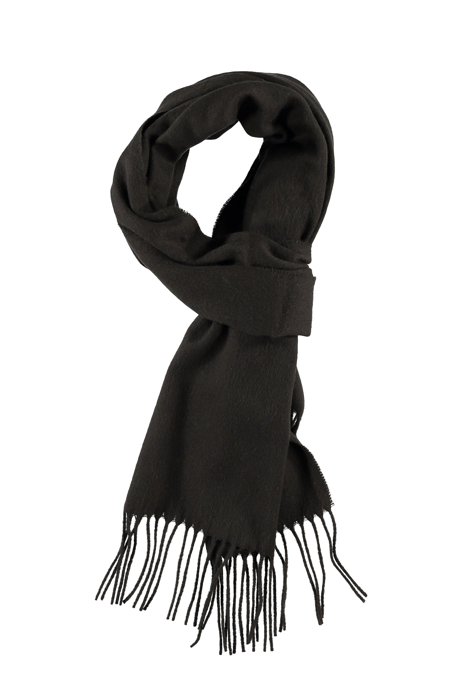 Yağ Yeşili-Olıv Yün Düz Atkı