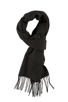 Yağ Yeşili-Olıv Yün Düz Atkı