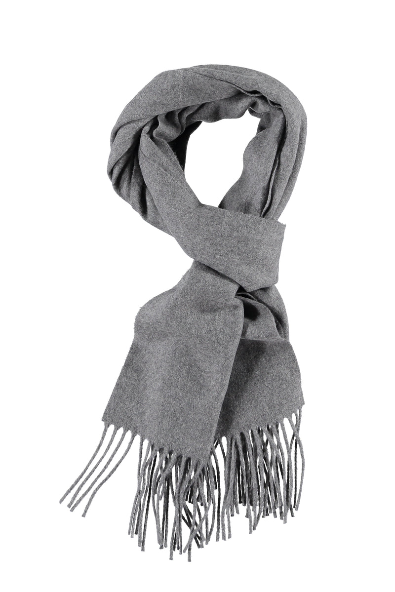 Füme Gri Yün Düz Atkı