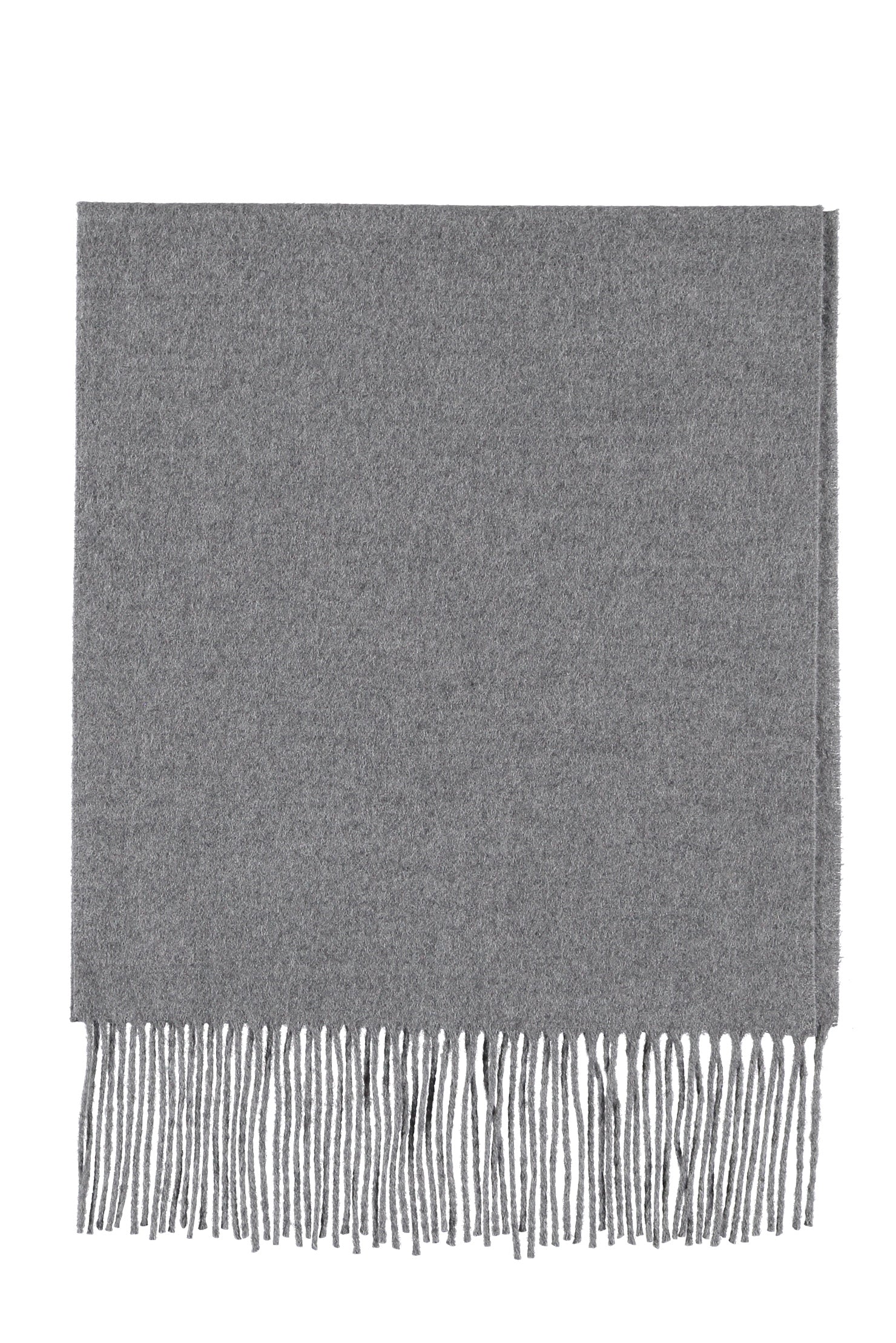 Füme Gri Yün Düz Atkı