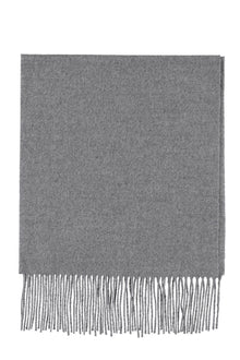 Füme Gri Yün Düz Atkı