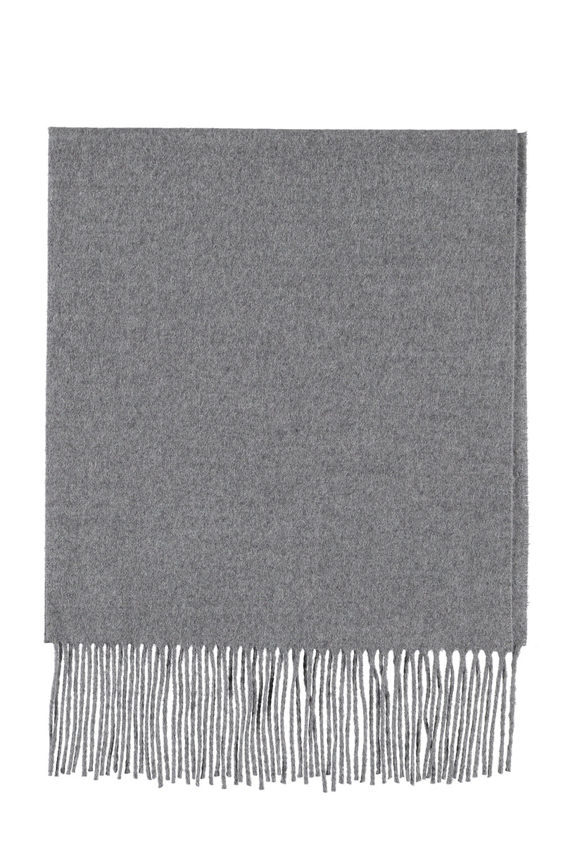 Füme Gri Yün Düz Atkı