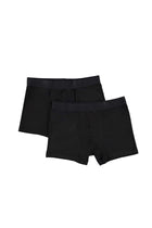 Siyah 2'li Bambu Boxer Seti