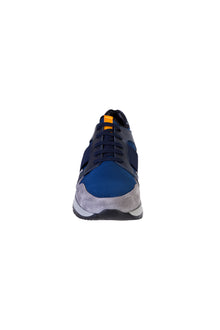 Lacivert Sneaker Deri Ayakkab?-Abdullah Ki??l?