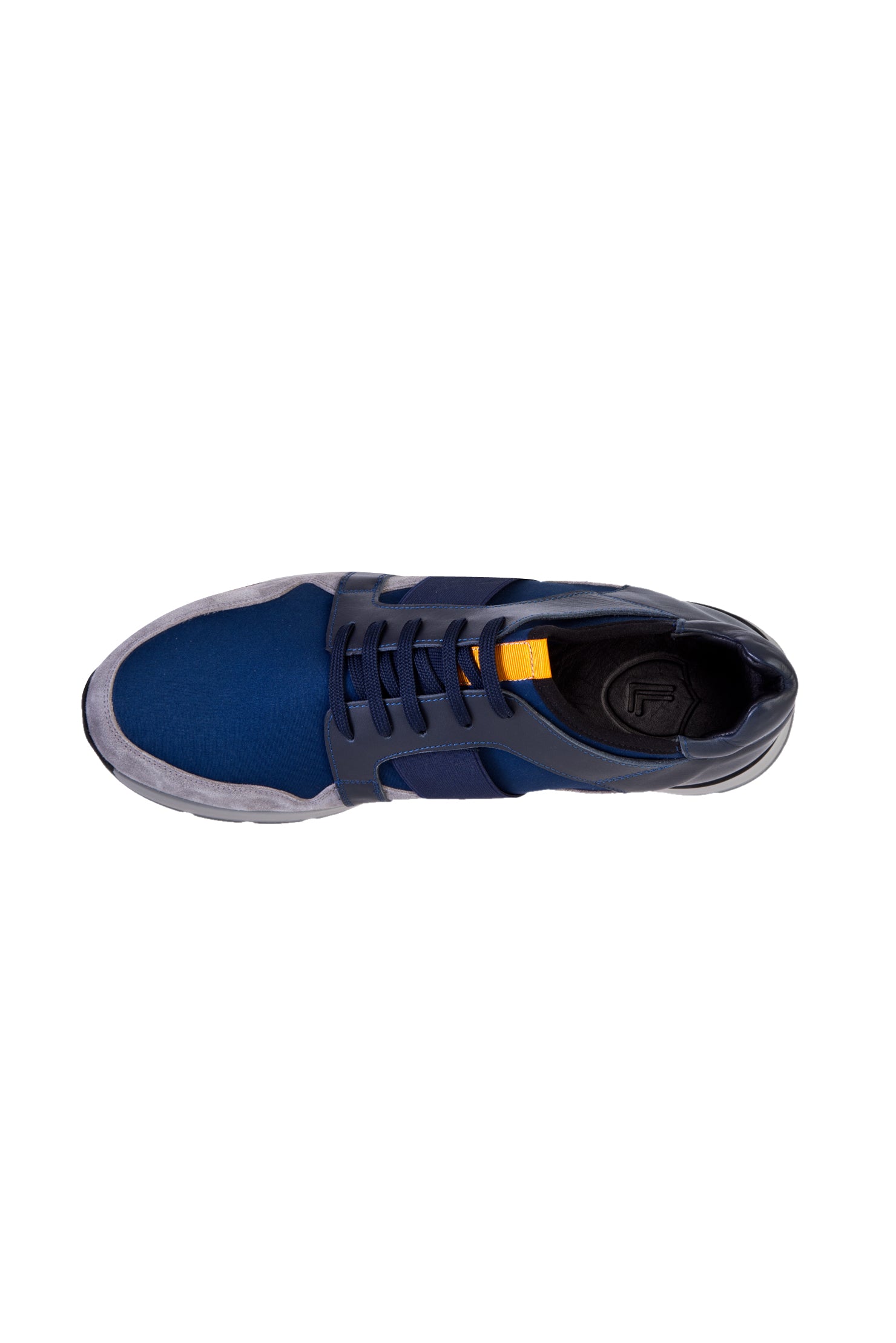 Lacivert Sneaker Deri Ayakkab?-Abdullah Ki??l?