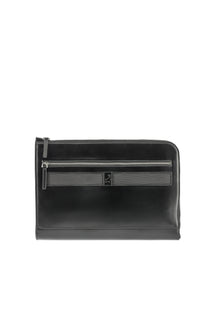 Siyah Desenli Deri Clutch El Çantas?-Abdullah Ki??l?