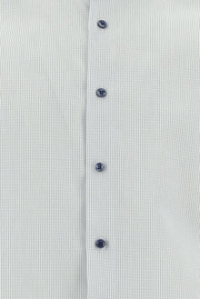 Beyaz Uzun Kol Slim Fit Dar Kesim Non Iron Klasik Desenli Pamuk Gömlek-Abdullah Ki??l?
