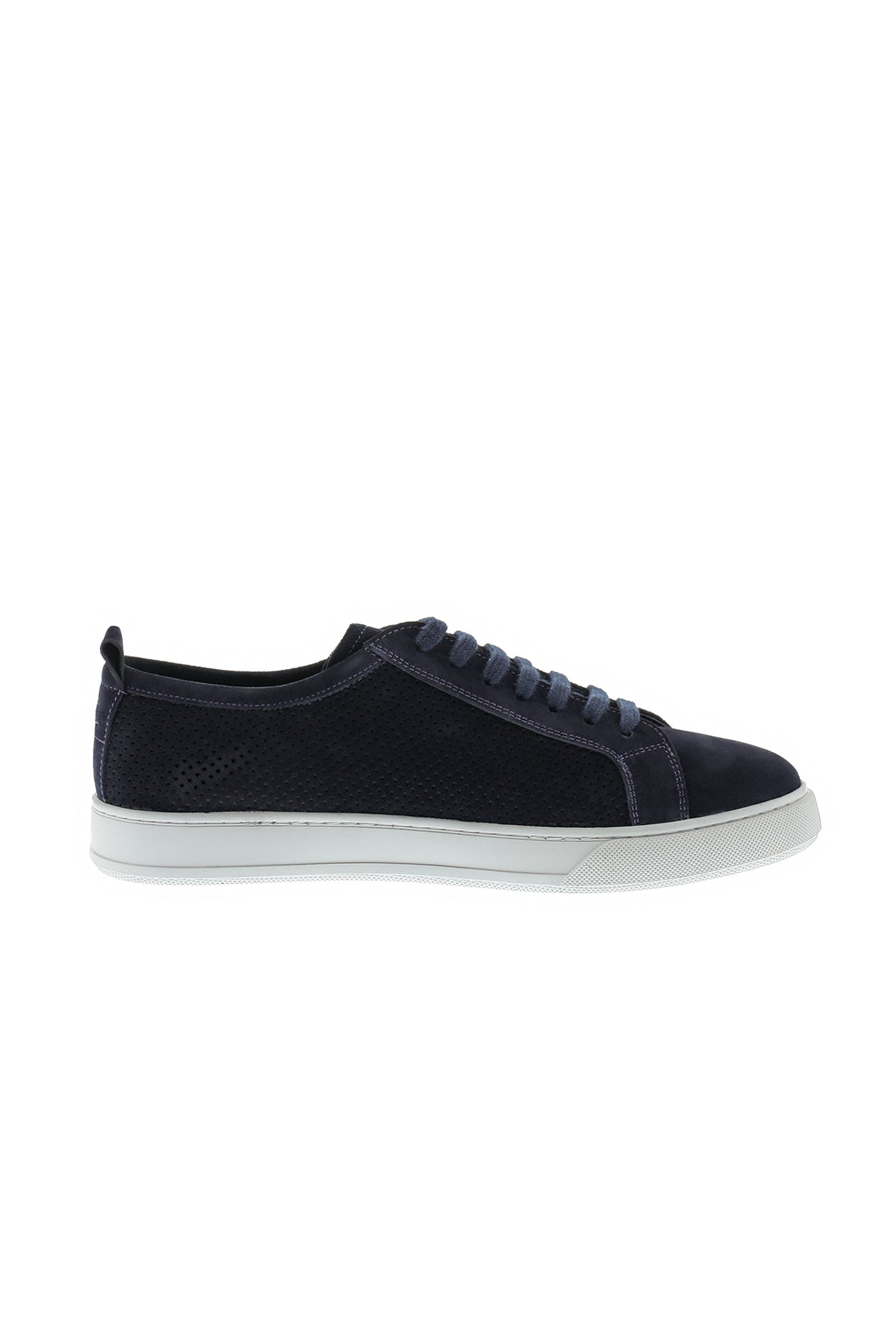 Lacivert Sneaker Süet Deri Ayakkab?-Abdullah Ki??l?