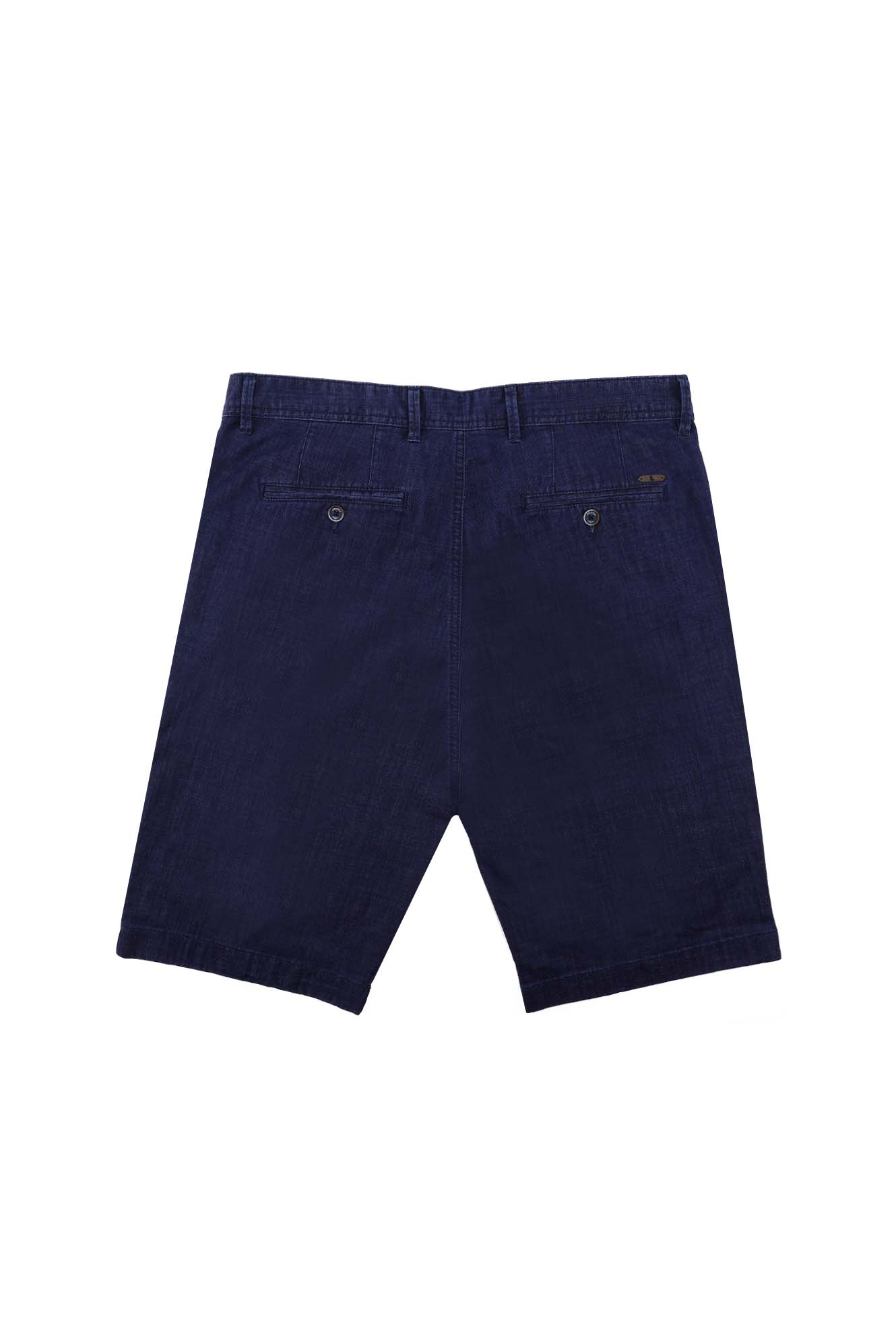 Aç?k Mavi 7 Drop Slim Fit Dar Kesim Bermuda ?ort-Abdullah Ki??l?