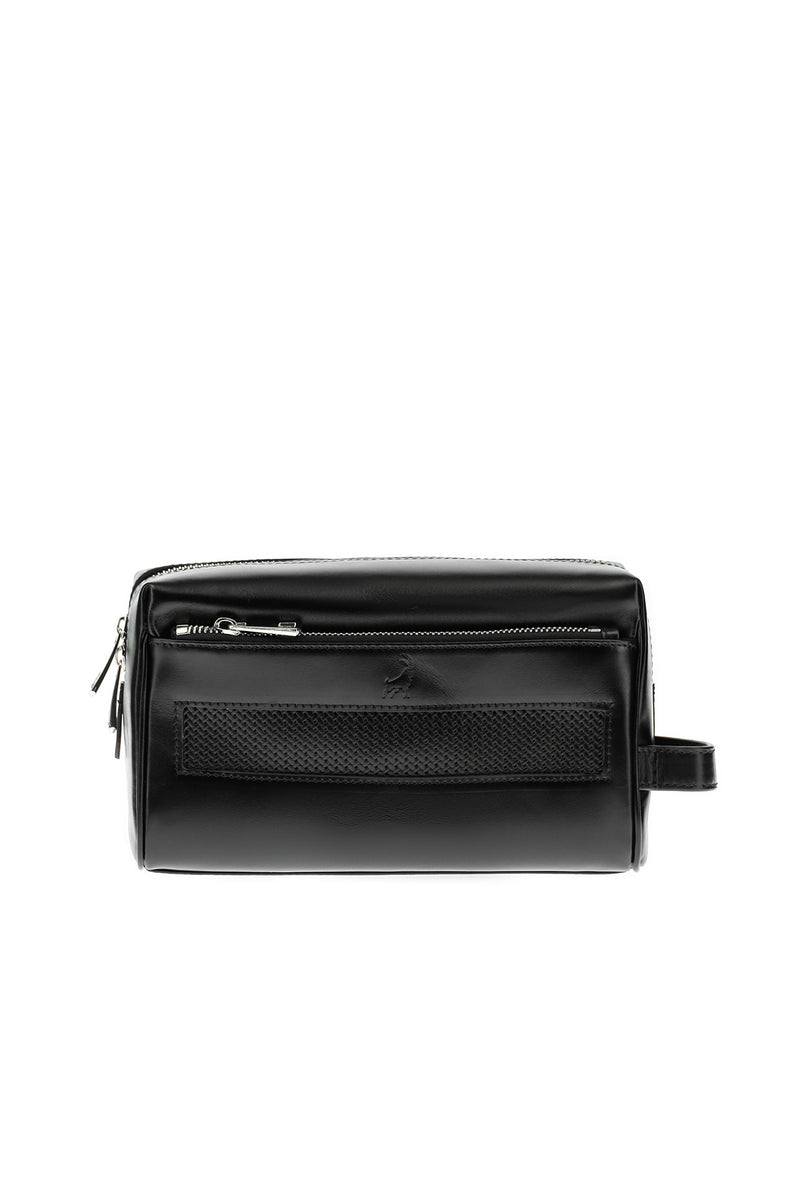 Black Leather Handbag