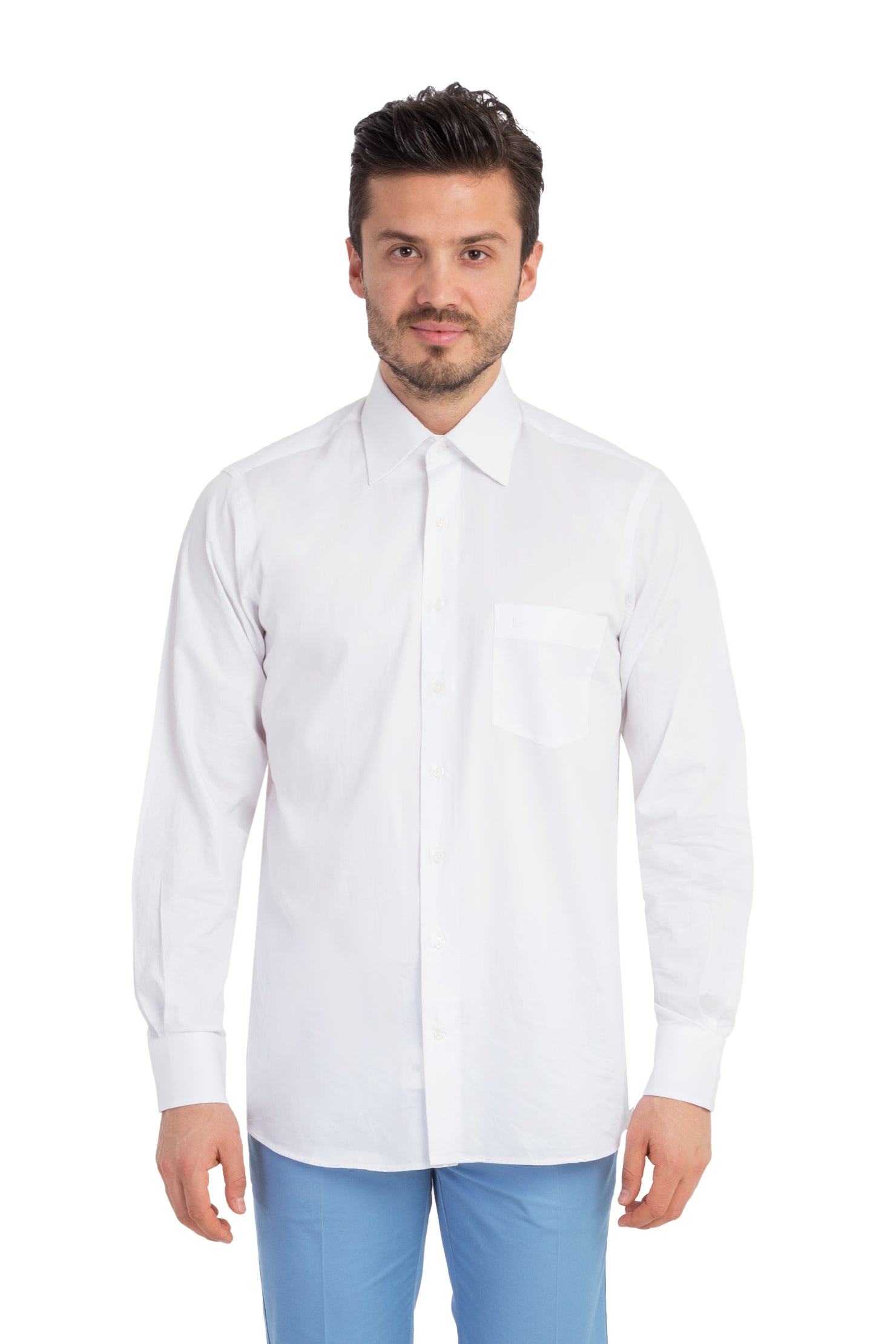 Beyaz Cb445 Jb.70/1 Pamuk Gömlek