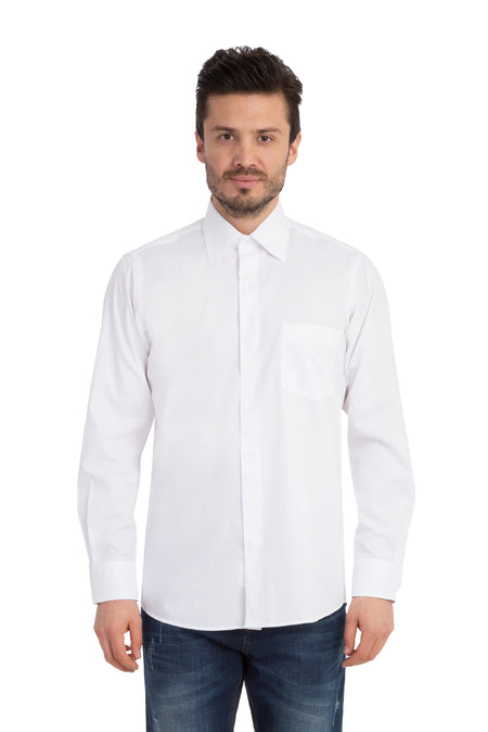 Beyaz Cb445 Jb.70/1 Pamuk Gömlek