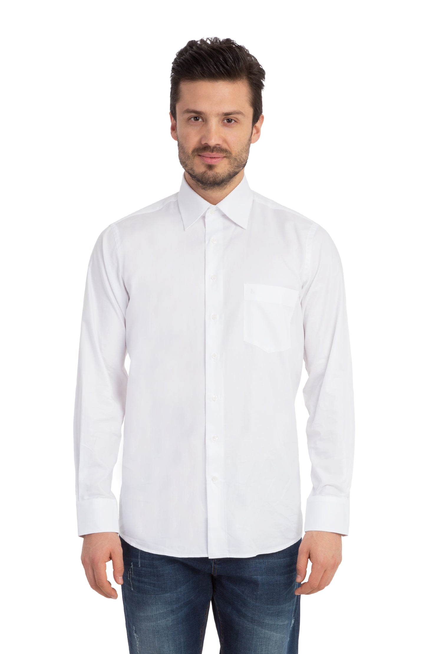 Beyaz Cb445 Jb.70/1 Pamuk Gömlek